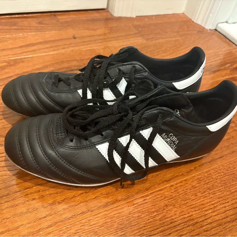 Adidas Copa Mundial Black and White Cleats